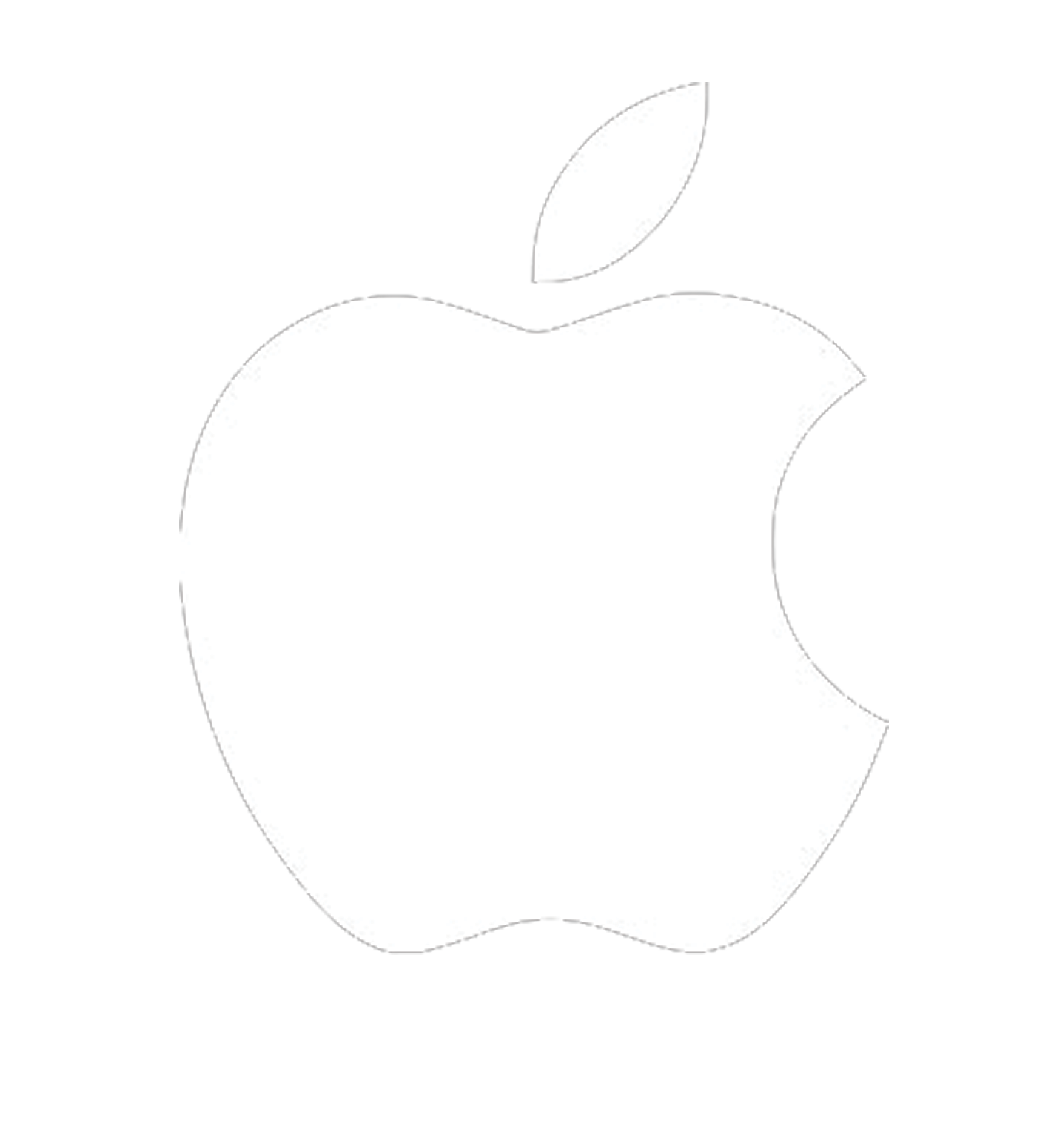 Значок Apple На Прозрачном Фоне