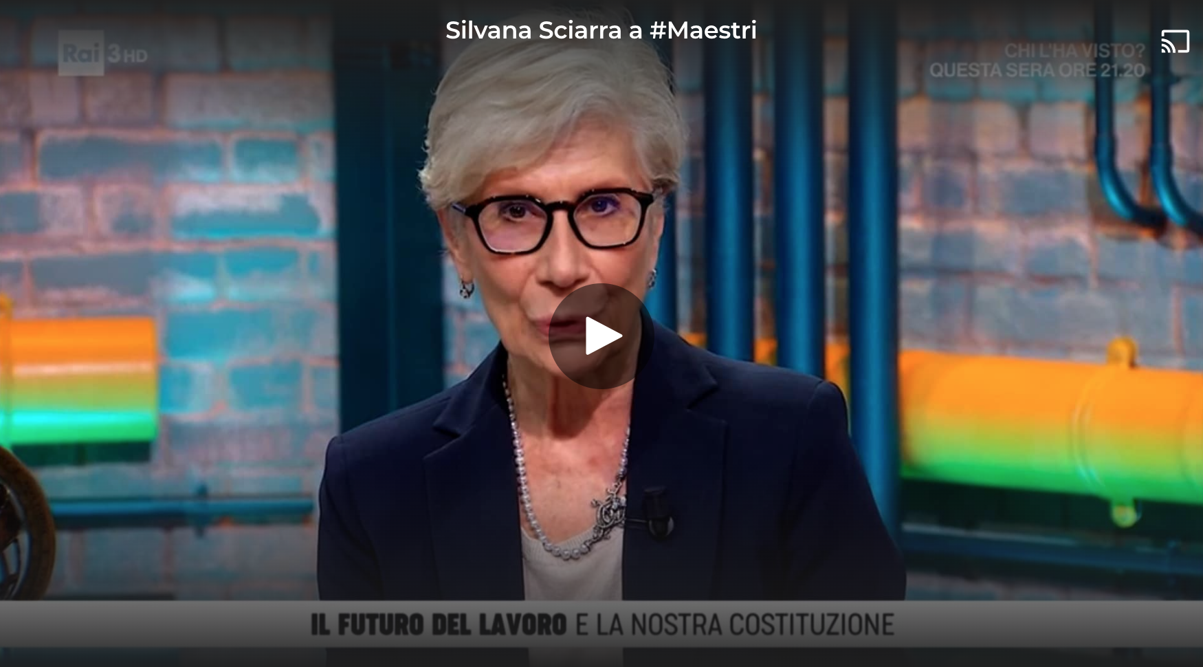 Il futuro del lavoro e la nostra Costituzione