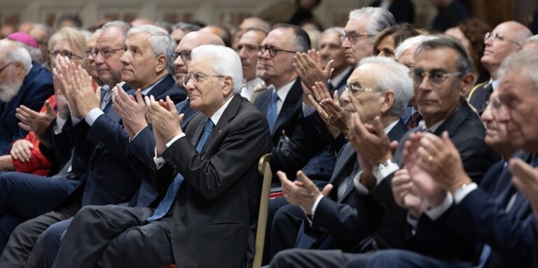 Il Presidente della Repubblica Sergio Mattarella interviene alla cerimonia in forma ufficiale, in occasione della 2^ Giornata degli Internati italiani nei campi di concentramento tedeschi durante la seconda Guerra mondiale (foto di Francesco Ammendola - Ufficio per la Stampa e la Comunicazione della Presidenza della Repubblica)