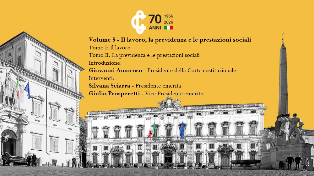 Locandina 5° Volume – Il lavoro, la previdenza e le prestazioni sociali